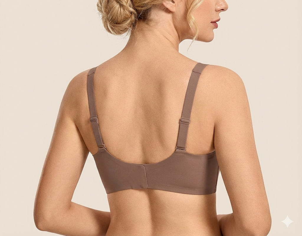 Seamless Jelly Wire-Free Full-Cup Bra for Women