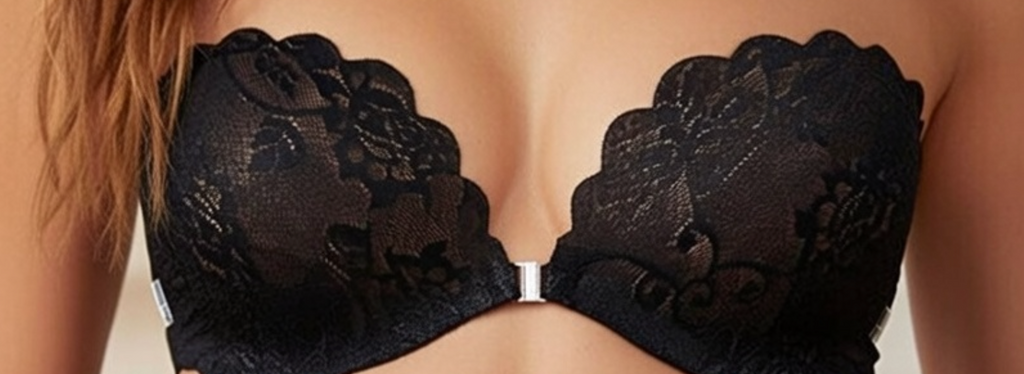 Lace Push-Up Adhesive Bra